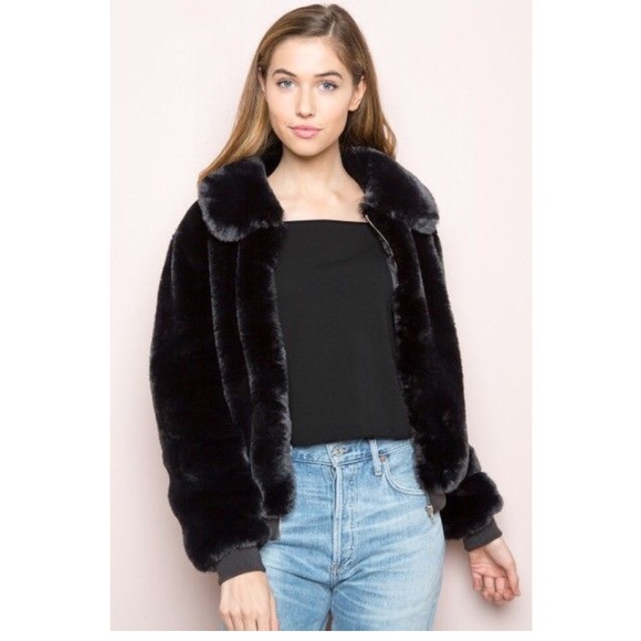 Brandy Melville Other - john galt black Georgina jacket/ LAST DAY SALE ❤️